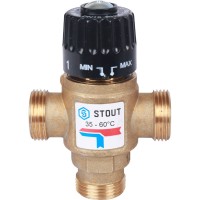 Купить недорого SVM-0120-166020 SVM-0120-166020 STOUT Термостатический смесительный клапан для систем отопления и ГВС  3/4"  резьба 8 219 руб.