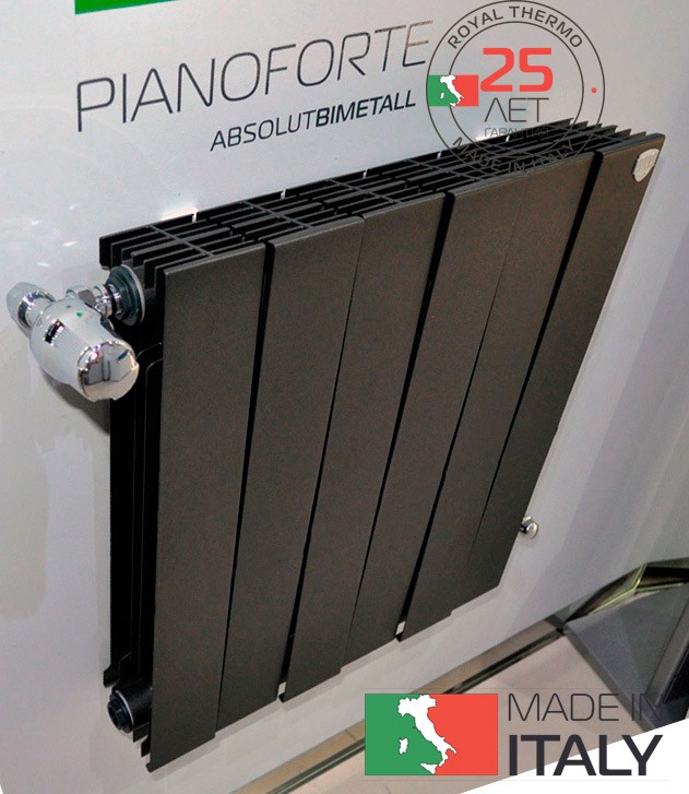 Купить недорого 00000021773 Радиатор ROYAL THERMO Piano Forte 500 Noir Sable 8 сек 12 300 руб.