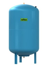 7348650 Reflex Мембранный бак DE 500 (16 бар) для водоснабжения вертикальный (цвет синий)