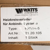 Купить недорого 10004544 10004544(21.20.105) Watts Коллектор для радиаторной разводки HKV/A-5 15 873,62 руб.