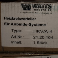 Купить недорого 10004542 10004542(21.20.104) Watts Коллектор для радиаторной разводки HKV/A-4 12 768,15 руб.