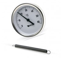 Термометр накладной TAB80/120(Фобх.1-2",120"С)с пружиной