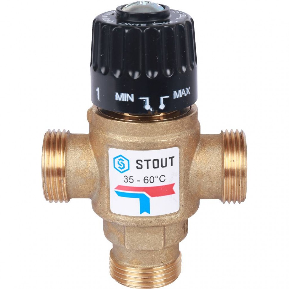 Купить недорого SVM-0120-166020 SVM-0120-166020 STOUT Термостатический смесительный клапан для систем отопления и ГВС  3/4"  резьба 5 943 руб.
