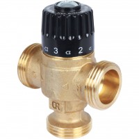 Купить недорого SVM-0125-186525 SVM-0125-186525 STOUT Термостатический смесительный клапан для систем отопления и ГВС 1"  НР   30-65°С KV 1,8 5 426 руб.