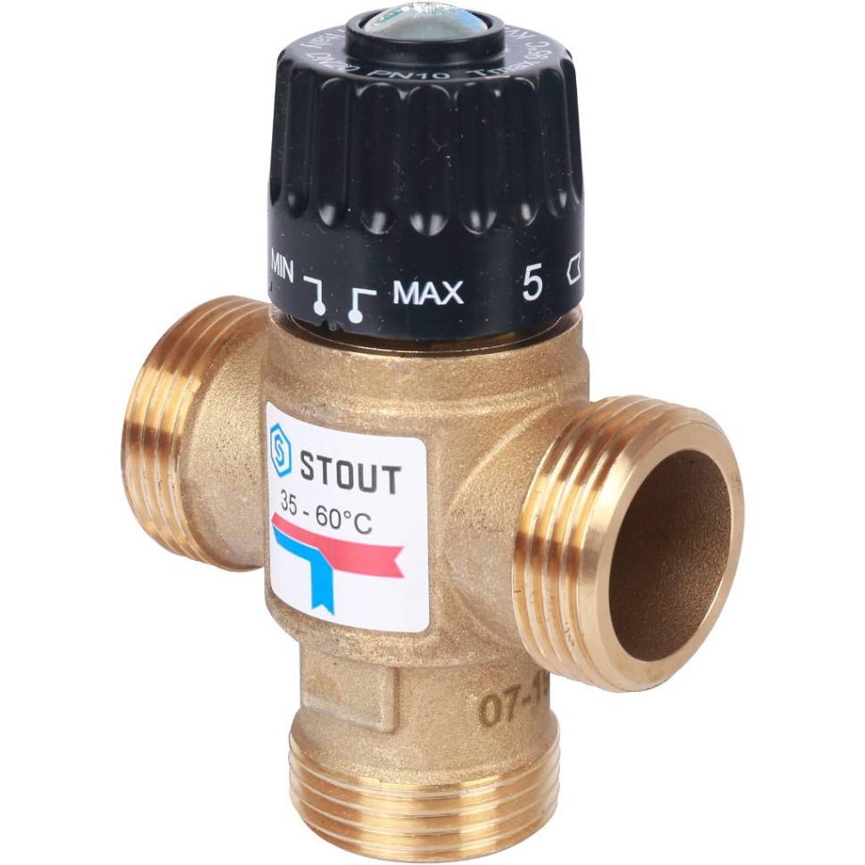 Купить недорого SVM-0120-256025 SVM-0120-256025 STOUT Термостатический смесительный клапан для ситем отопления и ГВС 1