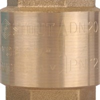 Купить недорого SVC-0012-000020 SVC-0012-000020 STOUT 3/4 Клапан обратный пружинный муфтовый с пластиковым седлом 926 руб.