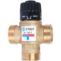 Купить недорого SVM-0120-166025 SVM-0120-166025 STOUT Термостатический смесительный клапан для систем отопления и ГВС 1" резьба 5 943 руб.